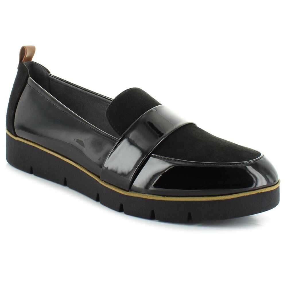 Dr. Scholl's Watson Black Pat Leather Loafer Shoes Size 9